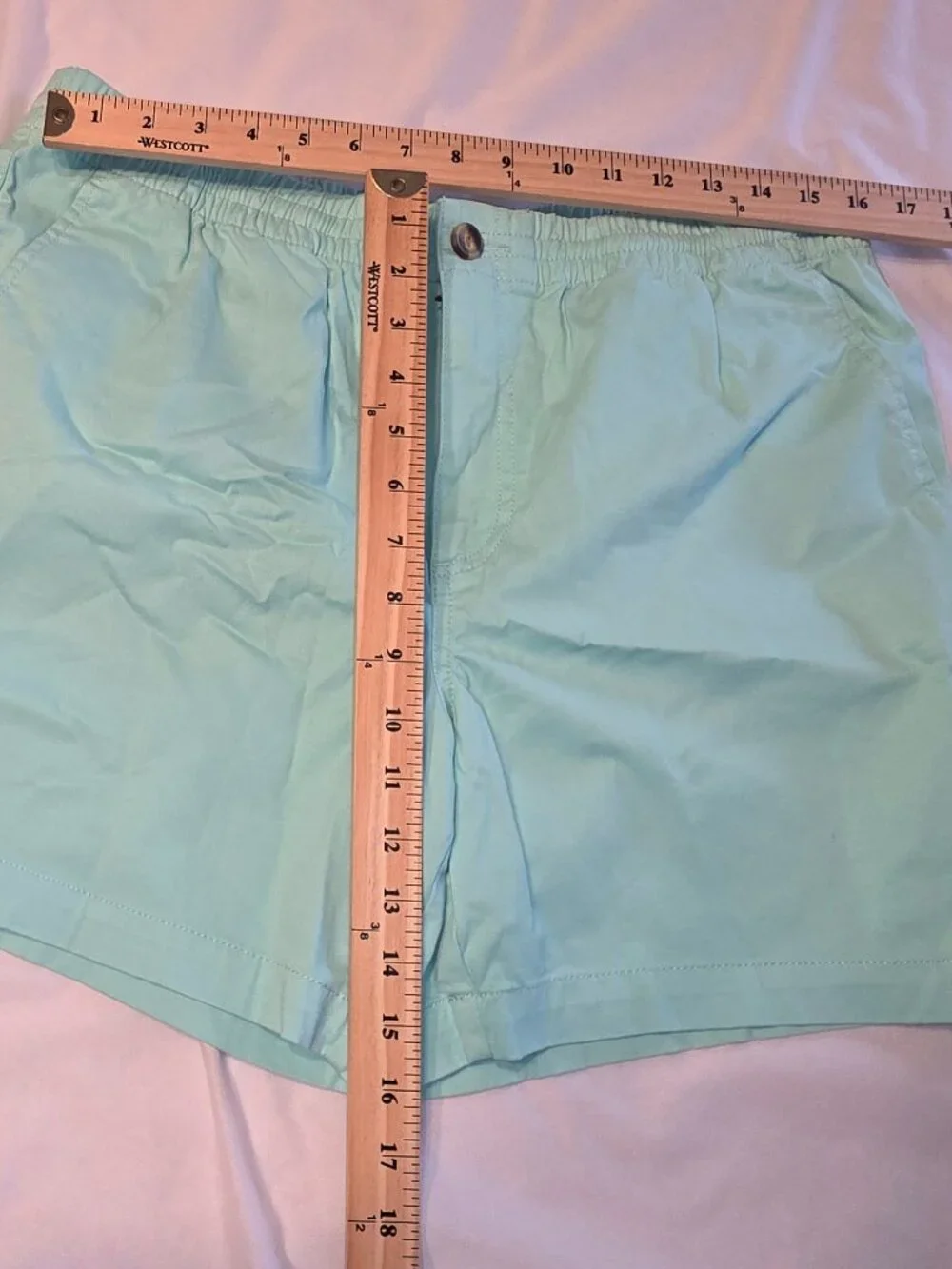 Crown and Ivy Shorts Mens Cotton Blend Preppy Tailored Breezy Casual Natural